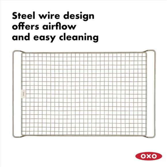 OXO Good Grips Non-Stick Pro Cooling Rack and Baking Rack,Metal - Picture 4 of 7